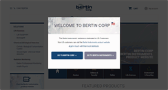 Desktop Screenshot of bertin-corp.com