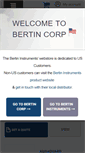 Mobile Screenshot of bertin-corp.com
