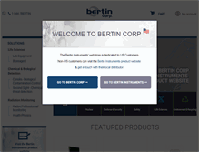 Tablet Screenshot of bertin-corp.com
